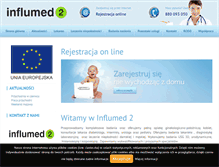 Tablet Screenshot of influmed.pl